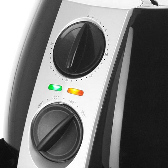 Emerio af-116073 smart fryer 4.5l 1500w zwart zilver