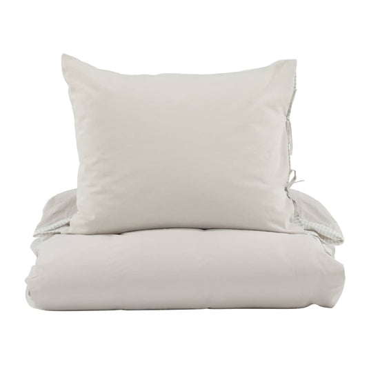 Venture home dekbedovertrek jenna 200x150 cm katoen zandkleurig