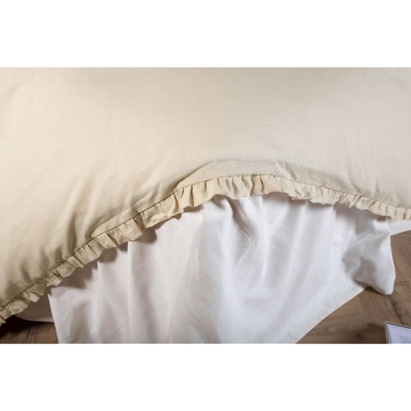 Load image into Gallery viewer, Venture home dekbedovertrek lias 200x150 cm katoen beige
