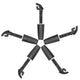 Eurofender spatd ef bev gripclip zw pvc set a 5