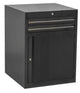 Unior grs ladenkast 2l + deur zw *op bestelling*