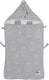 Meyco baby x mrs.keizer rabbit voetenzak - silver - 40x82cm