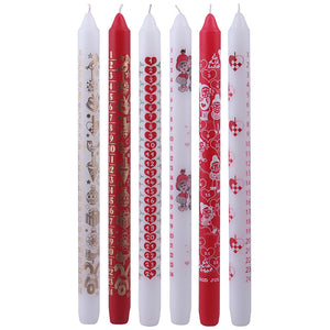 Https: www.cchobby.nl adventkaarsen-h-30-cm-d-22-mm-rood-wit-24-stuk-1-doos