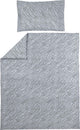 Meyco baby zebra dekbedovertrek peuter - grey - 120x150cm