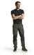 Blåkläder blaklader service werkbroek met stretch 1459-1845 - army groen zwart - c46