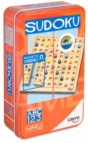 Geronimo games sudoku metal box - - cayro - travel spel - traditional spel