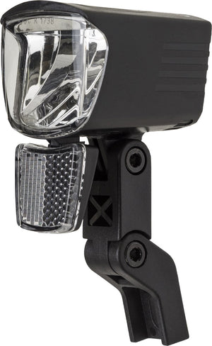 Cordo spark xl led koplamp - 80 lux - naafdynamo - zwart
