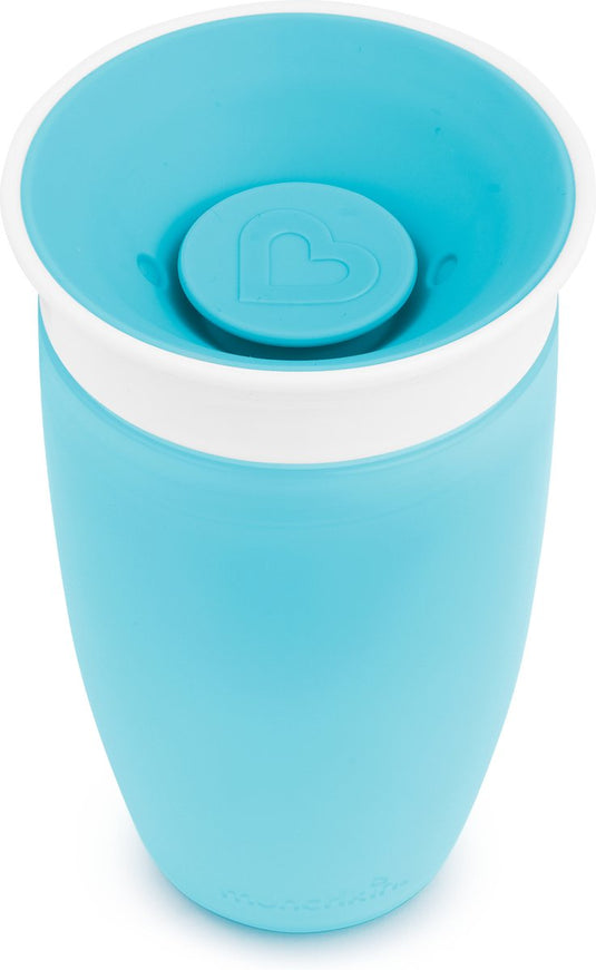 Munchkin miracle anti-lek 360° drinkbeker - sippy cup - oefenbeker voor baby en kind - 296ml - blauw
