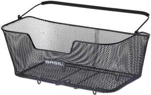 Basil Base XL - fietsmand - achterop - zwart