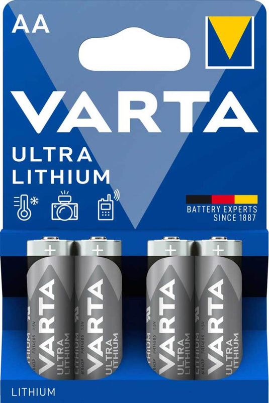 Varta batt va ultra lithium aa krt a 4