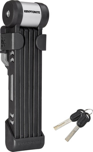 Kryptonite kryptolok 610 s vouwslot met houder – vouwslot fiets – 100 cm lang – zwart