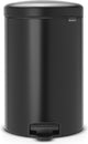 Brabantia pedaalemmer newicon 20l mat zwart matt black