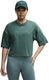 Puma x hyrox cropped lifestyle t-shirt met korte mouwen groen xl vrouw