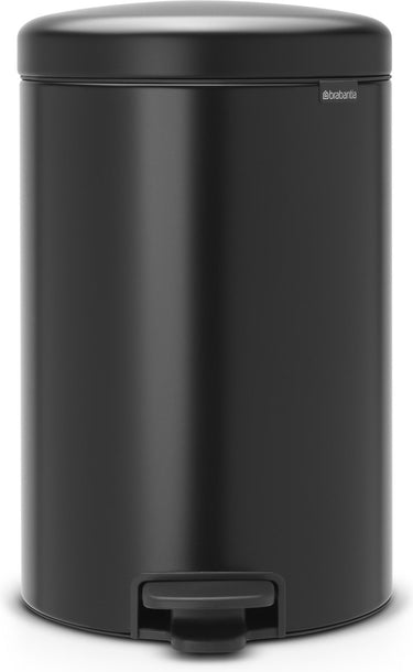 Brabantia newicon prullenbak - 20 liter - matt black