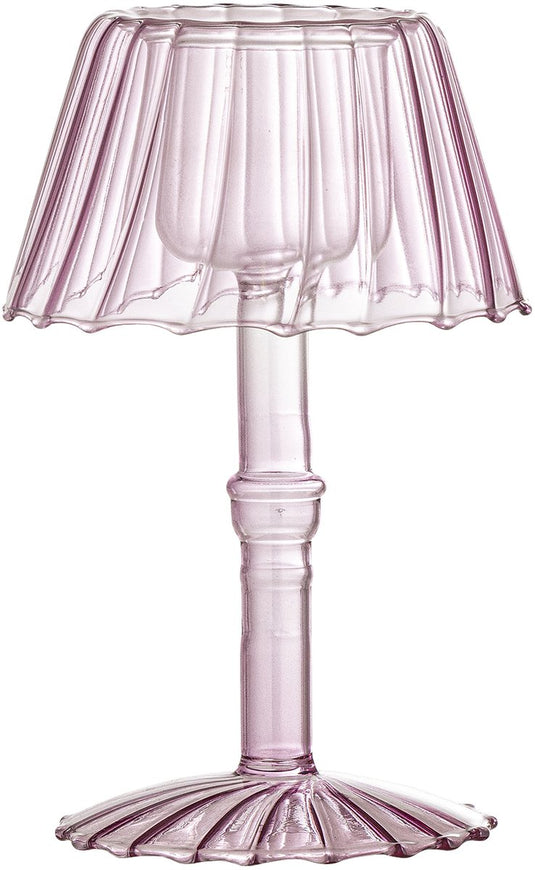 Bloomingville cisco votief - rose - glas