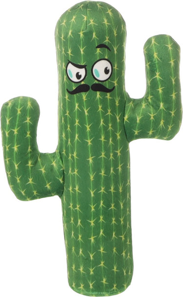 Flamingo hondenspeelgoed krukka cactus groen – pluche cactus met squeaker krakeleffect – 30 cm hoog