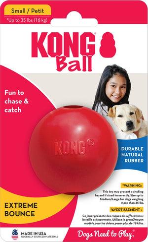 Kong bal small 1 st - bal - 168 mm x 110 mm x 51 mm - rood