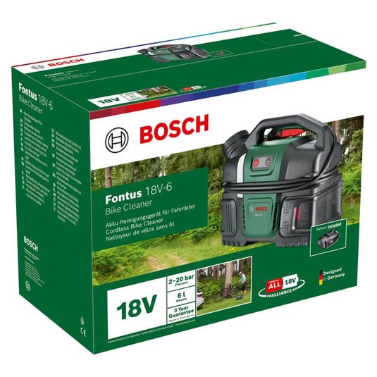 Bosch grs fontus drukreiniger bike kit 18v m accu