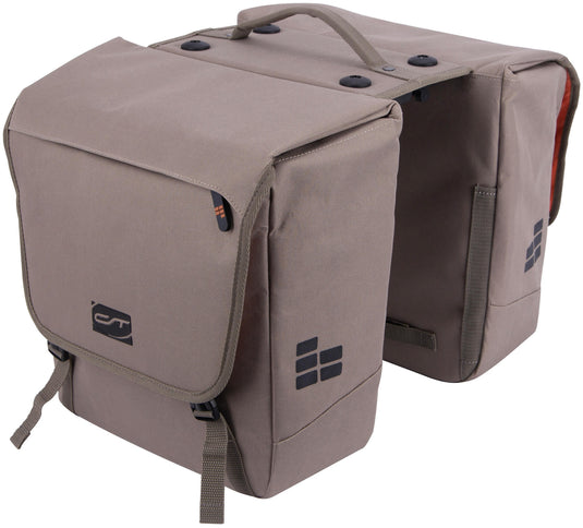 Contec dubbele tas via.tour double rt ct bag via tour double desert sand, rt