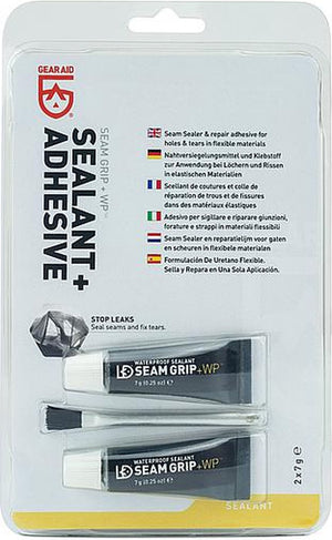 Gear aid - universeel reparatiemiddel - seamgrip - 2x 7 gram