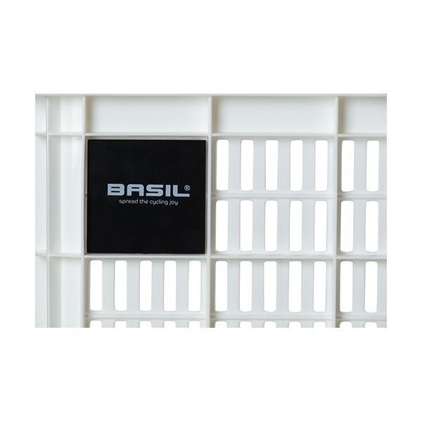 Load image into Gallery viewer, Basil fietskrat L - groot - 40 liter - wit
