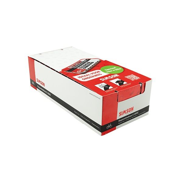 Load image into Gallery viewer, reparatiedoos E-bike aluminium rood wit 14-delig
