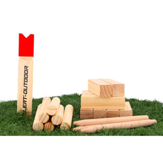 Alert outdoor kubb werpset basic king 30 cm