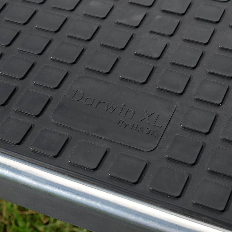 Laden Sie das Bild in Galerie -Viewer, Darwin xl aluminium dubbele opstap met extra brede treden
