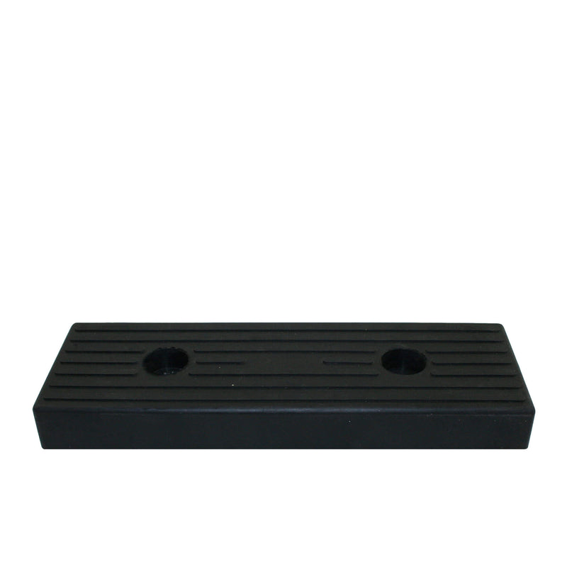 Afbeelding laden in galerijviewer, Rubber boottrailer kussen 300x100mm zwart
