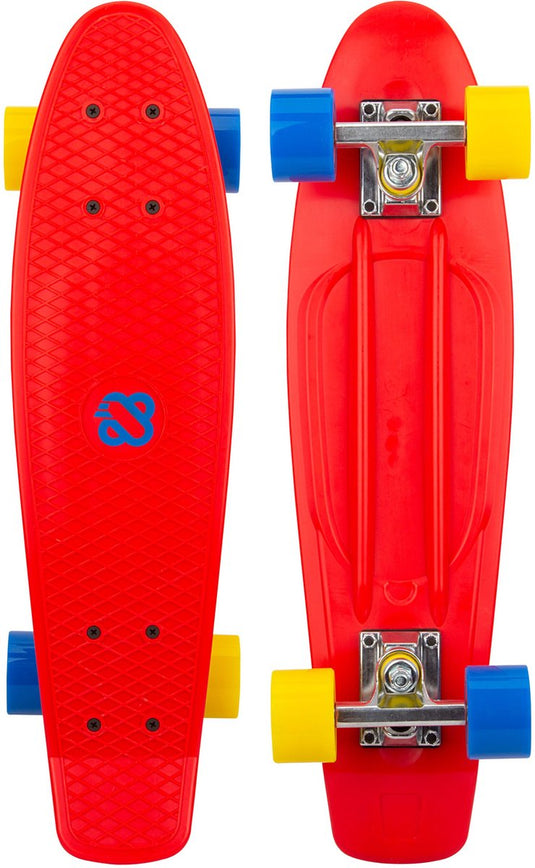 Nijdam flipgrip skateboard - sunset cruiser - rood