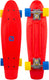 Nijdam flipgrip skateboard - sunset cruiser - rood