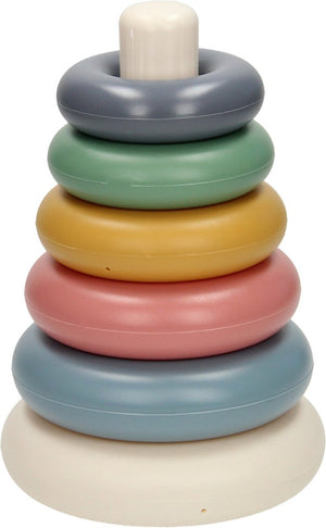Cavallino stapelringen pastelkleuren, 7dlg.