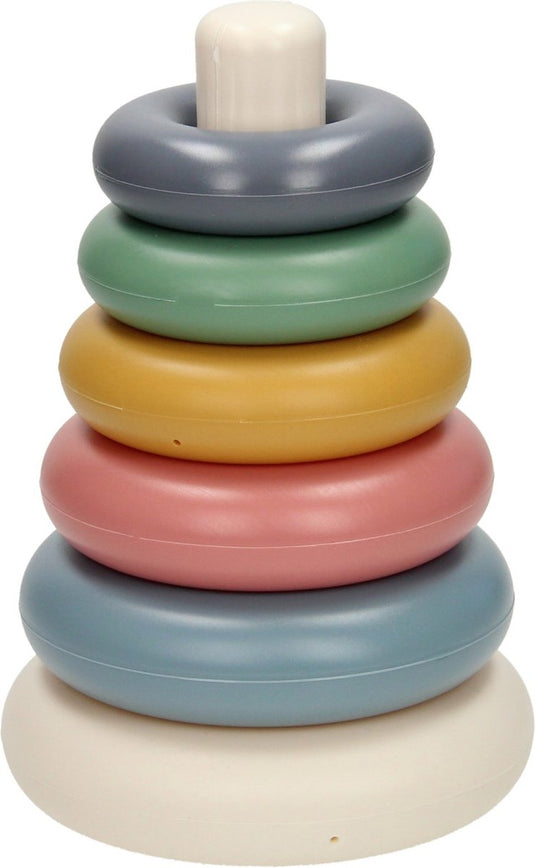 Cavallino stapelringen pastelkleuren, 7dlg.