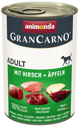 Animonda grancarno adult 1x400g - met hertenvlees en appels