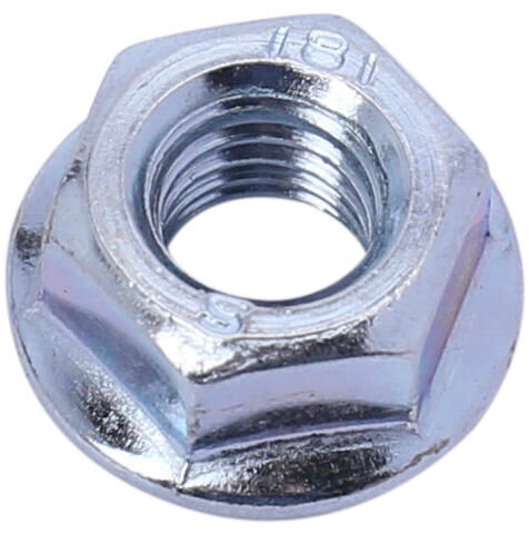 Rms moer met kraag flanged nut m6 x 1 exhaus
