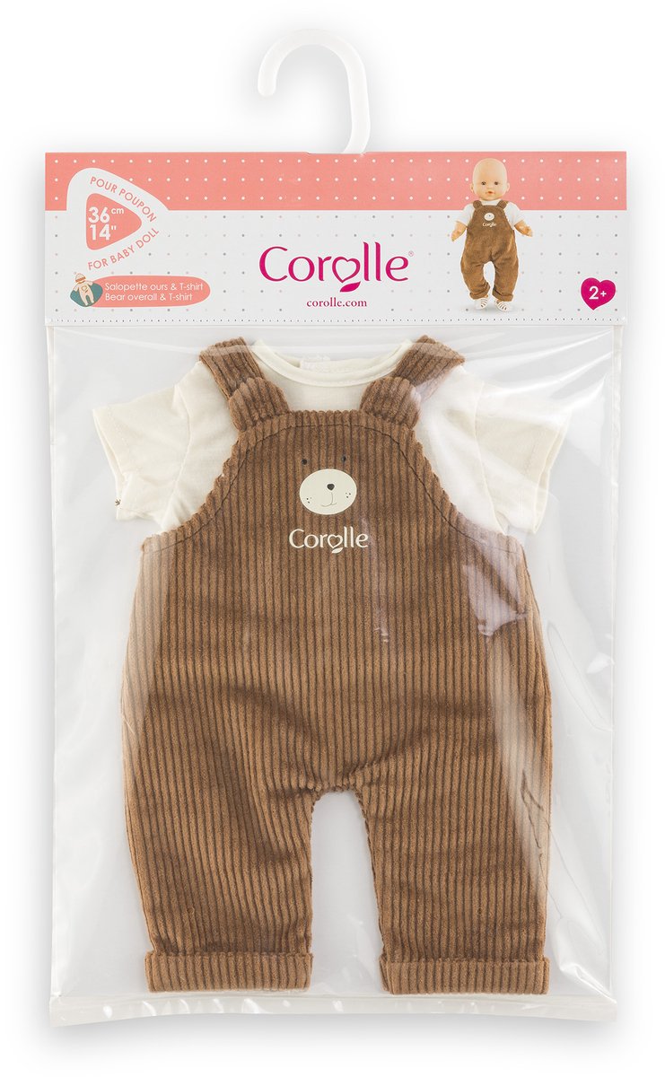 Afbeelding laden in galerijviewer, Corolle poppen overall met t-shirt kleine ontdekker - 36cm
