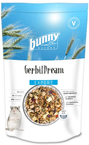 Bunny nature gerbils voer - gezond voer met meelwormen - 500g
