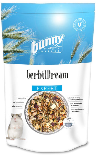 Bunny nature gerbils voer - gezond voer met meelwormen - 500g