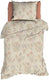 Romanette farini dekbedovertrek - eenpersoons - 140x200 220 cm - beige