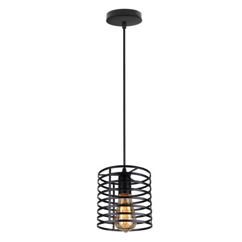 Load image into Gallery viewer, Homestyle pro mk014-b industriële hanglamp 16x19 cm zwart metaal
