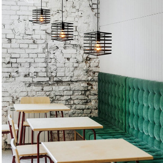 Homestyle pro mk015-b industriële hanglamp 15x18 cm zwart metaal