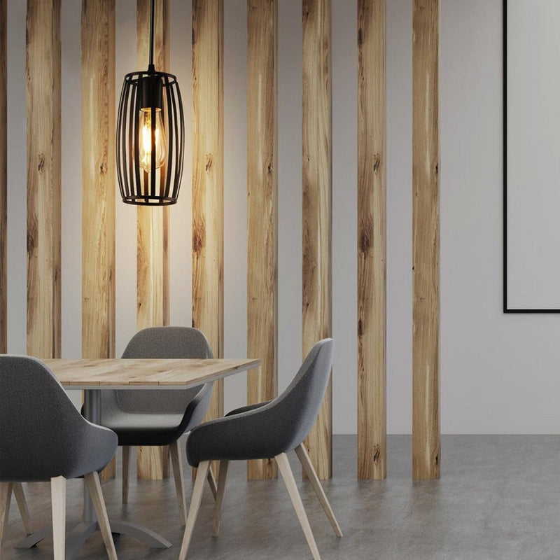 Load image into Gallery viewer, Homestyle Pro Homestyle MK011-B Industriële Hanglamp 14x23 cm Zwart Metaal
