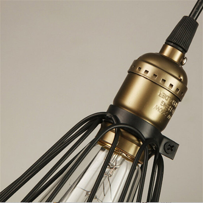 Load image into Gallery viewer, Homestyle Pro Homestyle MK006-B Industriële Hanglamp 19x23 cm Zwart Metaal
