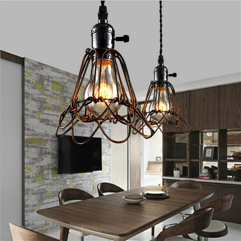Load image into Gallery viewer, Homestyle Pro Homestyle MK006-B Industriële Hanglamp 19x23 cm Zwart Metaal

