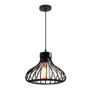 Homestyle pro mk109-bb industriële hanglamp 22x18 cm zwart metaal