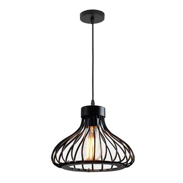 Homestyle pro mk109-bb industriële hanglamp 22x18 cm zwart metaal