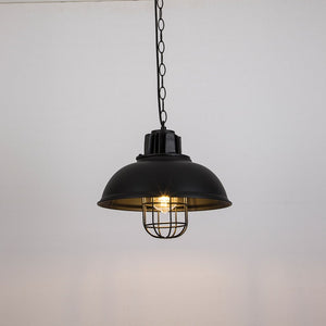 Homestyle pro mk107-bb industriële hanglamp 33x26 cm zwart metaal