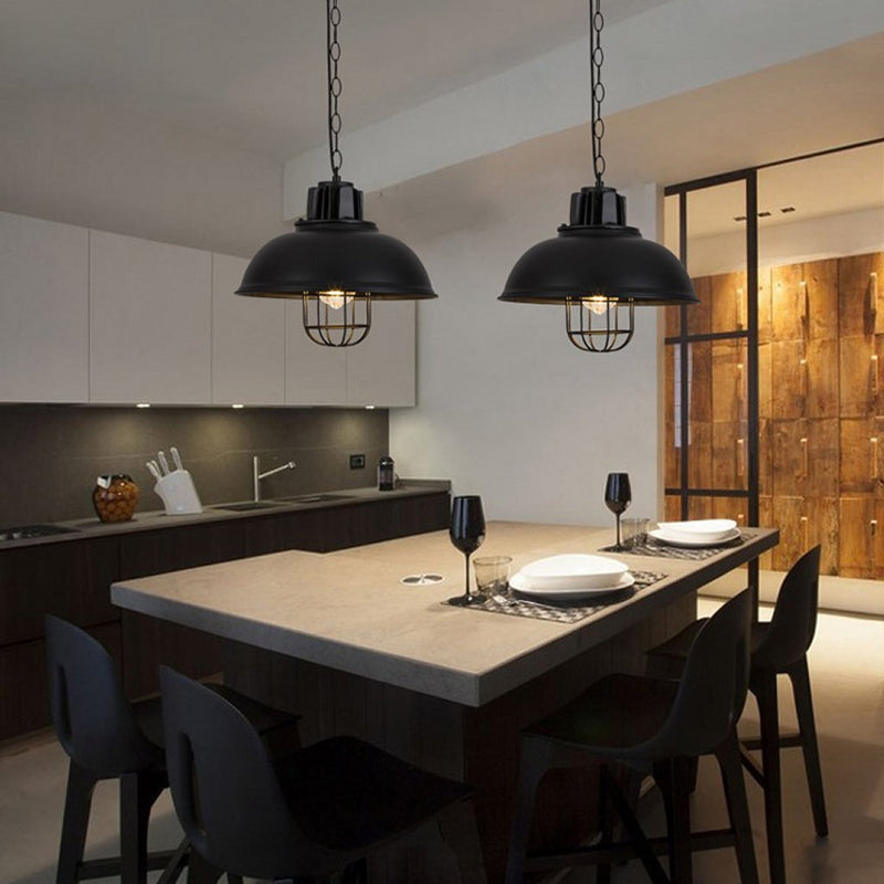 Load image into Gallery viewer, Homestyle pro mk107-bb industriële hanglamp 33x26 cm zwart metaal
