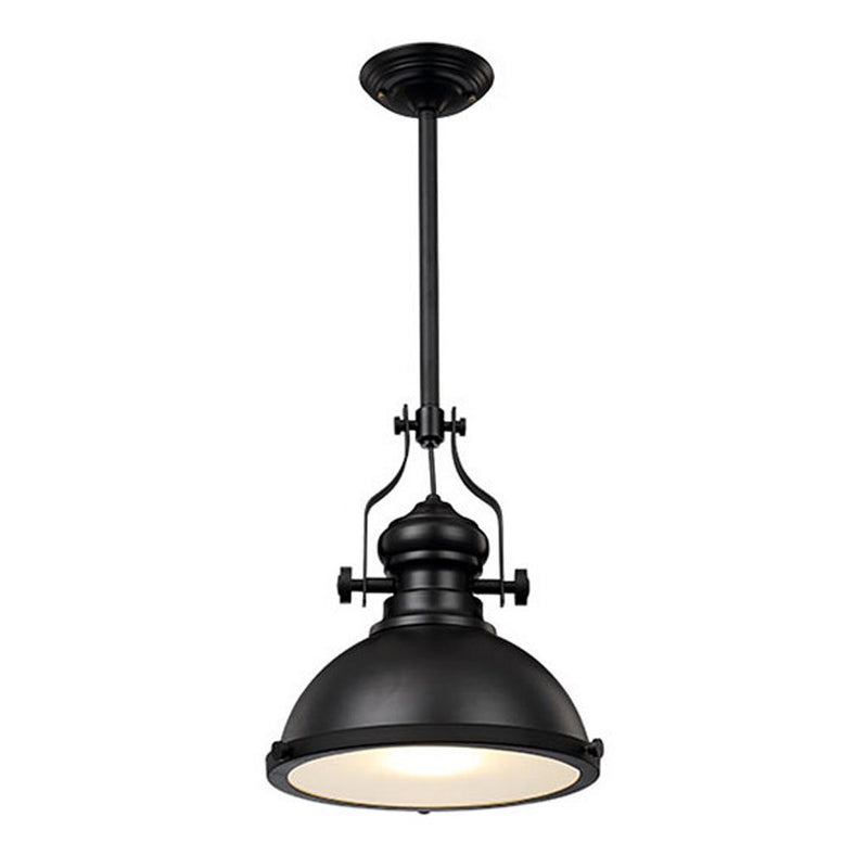Load image into Gallery viewer, Homestyle pro mk102-wb industriële hanglamp 32x35 cm zwart wit metaal
