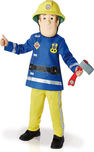 Rubies deluxe fireman sam kinderkostuum - maat m (5 6 jaar) brandweerman sam